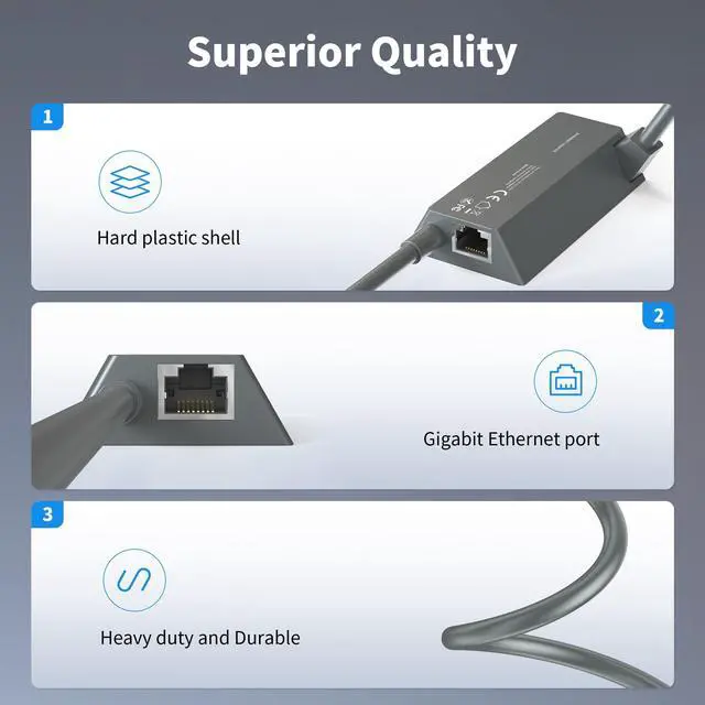 Alt view image 7 of 7 - LUCMO Starlink Ethernet Adapter for Starlink Standard Actuated Gen 2 Wired External Network