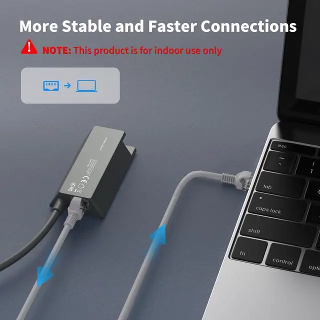 Alt view image 6 of 7 - LUCMO Starlink Ethernet Adapter for Starlink Standard Actuated Gen 2 Wired External Network