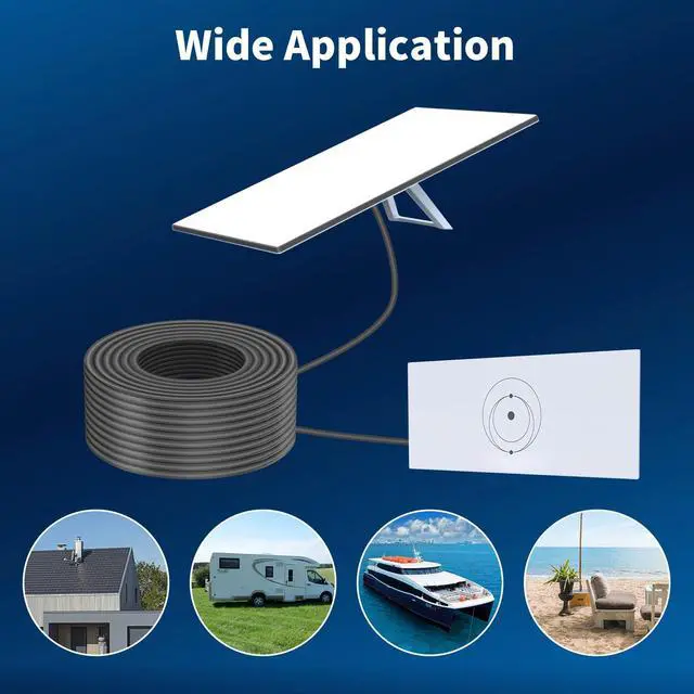 Alt view image 5 of 7 - Starlink Gen 3 Cable 6.6FT/2M, Replacement Extension Ethernet Cable for Starlink V3, 26AWG Wire, Waterproof, Durable & Compatible with Starlink Generation 3