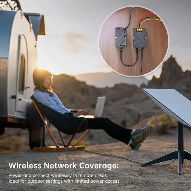 Alt view image 7 of 7 - XLTTYWL Starlink Dishy V2 to RJ45 Adapter, Ethernet Adapter Kit with Ethernet Cord for Starlink POE Injector, T568B Pinout, 10/100/1000 Mb/s, -20 to +55 °C Operating Temperature