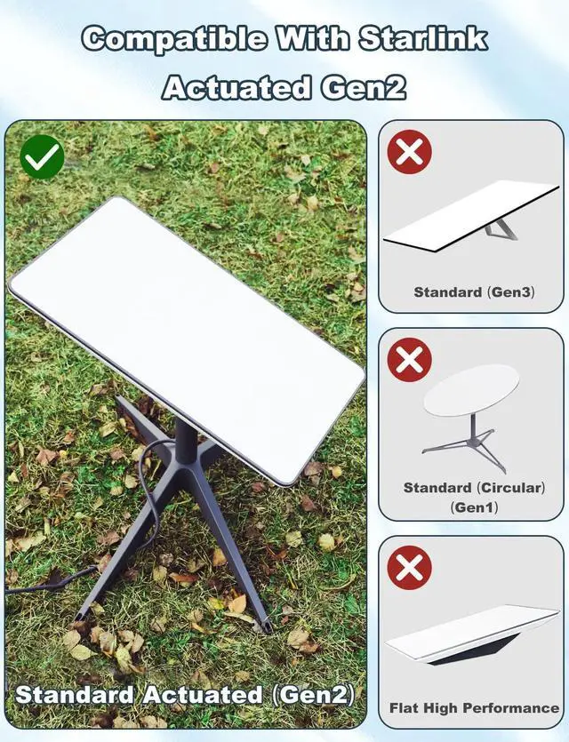 Alt view image 2 of 7 - Starlink Ethernet Adapter V2 Gen2,Generic StarLink Ethernet Adapter Satellite Internet V2,Stable Connectivity, for Rectangle Dish Wired External Network