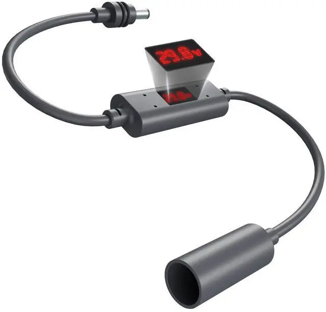 Main image of Starlink Mini & Gen 3 Extension Cable 30cm DC Female to Male Adapter with Real-Time Power Monitor, Waterproof Outdoor Replacement Accessories for Stable Connection(DC Female to Male with Monitor)