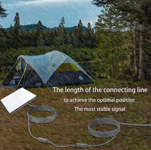 Alt view image 5 of 7 - AMAKE StarLink Mini DC Cable Connector Male-to-Male Waterproof Extension Cable,Waterproof StarLink Power Accessory,Suitable for StarLink Mini Extension Power Cable (0.2 Meters)