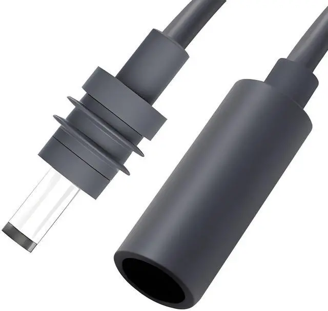 Alt view image 3 of 4 - Starlink Mini DC Extension Cable 21CM, 100W Waterproof Power Cable, 18AWG Starlink Mini Adapter Cord, DC 5.5x2.1 Female to Male Connector, Compatible with Starlink Mini Power Cable & Pipe Adapter