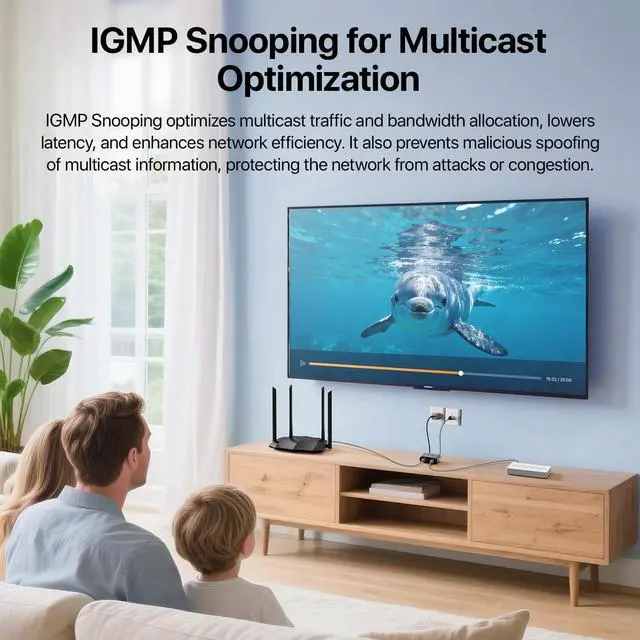 Alt view image 7 of 7 - Tenda SG103M Gigabit Ethernet Splitter 1 to 2 - Network Splitter with USB Power Cable, RJ45 Internet Adapter 1000Mbps High Speed for Cat 5/5e/6/7/8 Cable