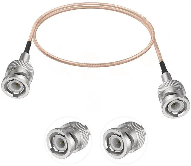 Main image of SDTC Tech BNC Male to BNC Male HD-SDI Cable RG316 Coaxial Coax Antenna Pigtail Jumper 50 Ohm BNC Connector Adapter (3 feet/1m)