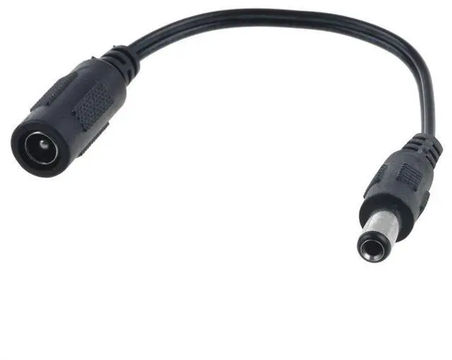 Alt view image 4 of 5 - Flashmen 25ft 1 Pack BNC Video Power Cable Security Camera Wire Cord for CCTV DVR Surveillance System One Cable with 2X BNC to RCA connectors 2X BNC to BNC connectors 1x DC plug adapter