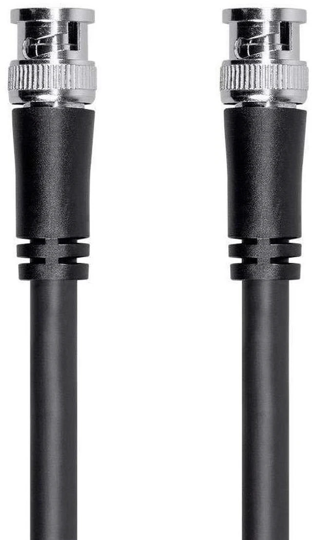 Main image of HD-SDI RG6 BNC Cable - for Use in HD-Serial Digital Video Transfer, Mobile Apps, HDTV Upgrades, Broadband Facilities, 50 Feet, Black- Viper Series