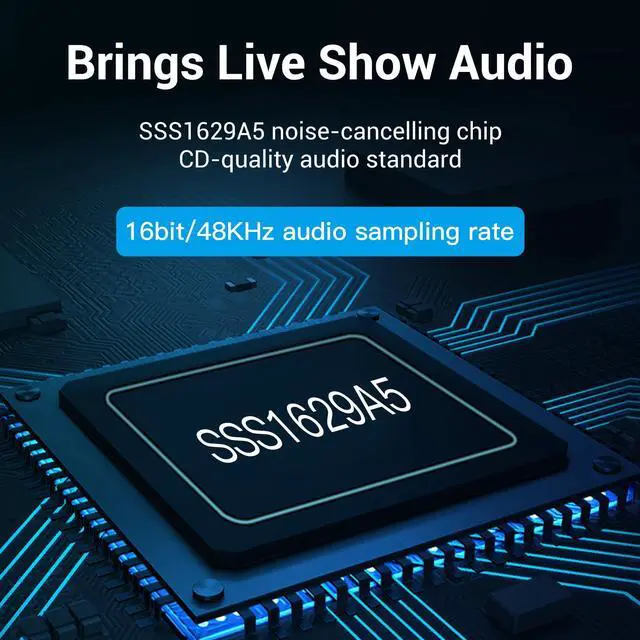 Alt view image 4 of 7 - VENTION USB Sound Card, External Stereo Sound Card with Volume Control, USB to 3.5mm Jack Audio Adapter for Windows, Mac, PC, Laptop, Desktop, Headset, Switch and More