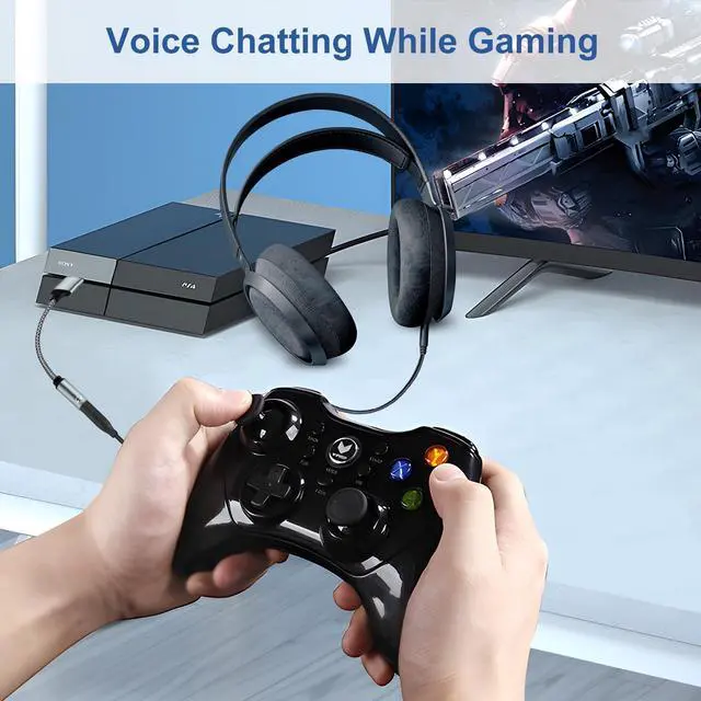 Alt view image 4 of 7 - (2-Pack) QimKero External Stereo Sound Card, USB-A to 3.5mm TRRS 4-Pole Female, USB to 3.5mm AUX Stereo Audio Cable for PC Windows, Laptop, Mac, Desktops, Linux, PS4 Plug and Play No Drivers Needed