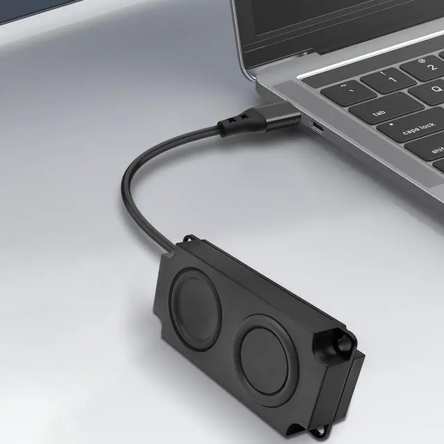 Alt view image 6 of 7 - XMSJSIY USB Type C Computer Speaker Laptop Speaker 3W Portable Plug-in External Speaker for Desktop PC Laptop Monitor Phone-1 PCS