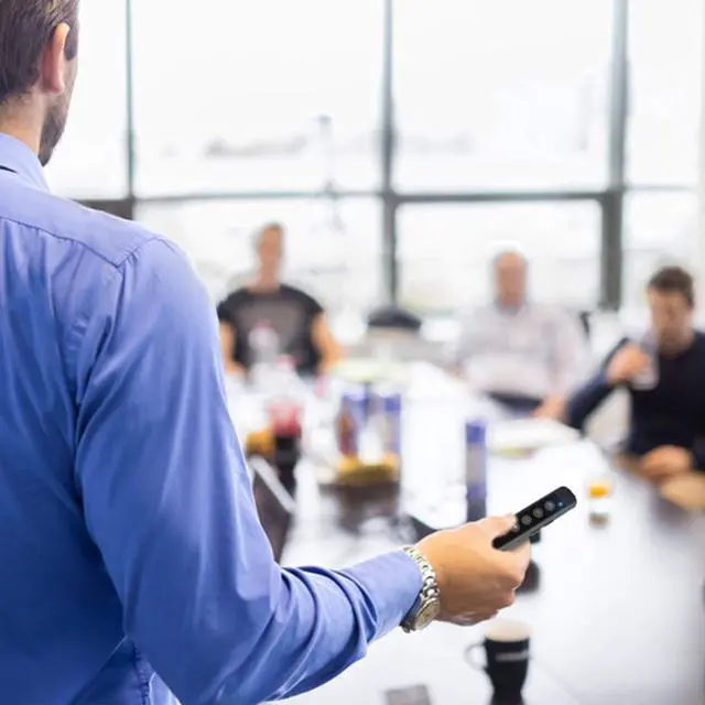 Alt view image 7 of 7 - LNGOOR Rechargeable Presentation Clicker for PowerPoint - RF 2.4GHz Wireless Presenter Remote with Laser Pointer, Support Hyperlink&Volume Compatible with PPT/Keynote/Slides/Mac/Windows/Laptop