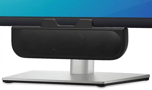 Main image of Computer Speakers for Desktop PC, Monitor Speakers, USB Plug-in, Wired, External Speaker for Laptop, Small Computer Soundbar for PC, with Loud Sound, Deep Bass, USB-C Adapter, Easily Clamp to Monitor