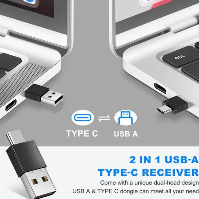 Alt view image 2 of 7 - DINOSTRIKE Presentation Clicker with Case, USB C Wireless Presenter Remote Powerpoint Clicker with Carry case Storage