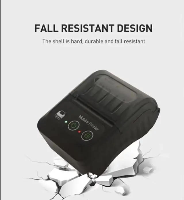 Alt view image 6 of 7 - GZGYNADAST is NOT Compatible with iPhone iOS/IPAD/MAC,ONLY FIT Android/Windows,Bluetooth Thermal Receipt Printer 58mm,Wireless Portable mini Pocket Invoice Bill Ticket pos Printer for Small Business