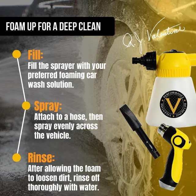 Alt view image 3 of 3 - VPD Cyclone Foam Sprayer - High-Foaming Car Wash Sprayer for a Professional-Grade Clean, Foam Cannon for Ultimate Scratch Free Cleaning, Spray Foam Gun, Connects to Any Garden Hose, Family-Friendly