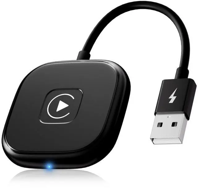 Main image of Wireless CarPlay Adapter for Apple iPhone, Converts Wired to Wireless CarPlay, Plug & Play, Stable Connection, No Delay, Compatible with Cars from 2017 & iPhone iOS 10+(Black)