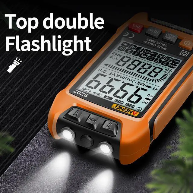 Alt view image 6 of 7 - Digital Multimeter Smart Testers TRMS 9999 Counts Anti-Burning Ohm Amp Volt Meter Measures NCV,AC/DC Current/Voltage,Resistance,Continuity,Capacitance,diodes,Auto-ranging Electrical Tools