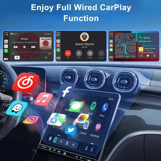 Alt view image 4 of 7 - Uniytriox Wireless CarPlay Adapter for iPhone, CarPlay Wireless Adapter Convert Factory Wired CarPlay to Wireless CarPlay for Audi/VW/Skoda/Hyundai/Volvo/Renault, Supports iOS 13+, 5Ghz WiFi