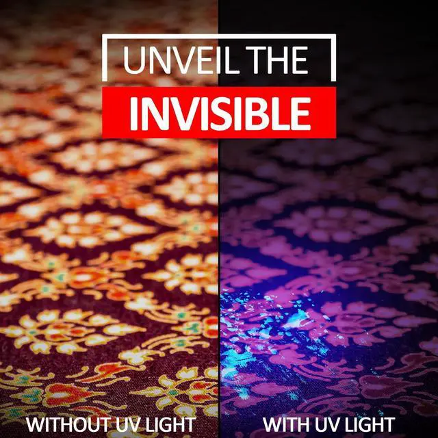 Alt view image 6 of 7 - Beieverluck 10 Pack UV Black Light Flashlight Mini 395nm Pen Light with Clip LED Handheld Blacklight Detector for Leak Pet Urine Hotel Inspection Dry Stain and Bed Bug, Small