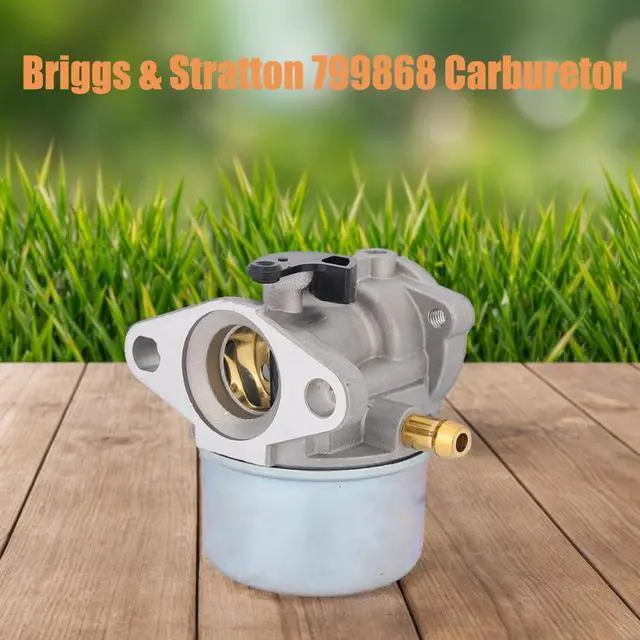 Alt view image 2 of 7 - Annolai 799868 Carburetor for BS 675 625 Series Engine Parts 498170 799872 790821 14111 498254 Craftsman Murray 6.75 6.5 HP 190cc 22" Trimmer Push Mower 795259 Air Cleaner Primer Base