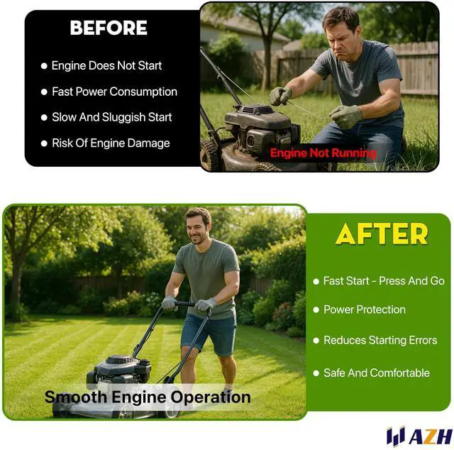 Alt view image 2 of 7 - Carburetor Carb Replacement For Craftsman 625 series Lawnmower, Craftsman 917376742, 6.5hp Craftsman mower, Craftsman mower model 917.378644 B & S model 128602-0259-E1.