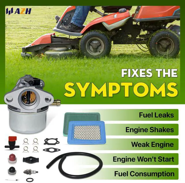 Alt view image 5 of 7 - Carburetor Carb Replacement For Craftsman 625 series Lawnmower, Craftsman 917376742, 6.5hp Craftsman mower, Craftsman mower model 917.378644 B & S model 128602-0259-E1.