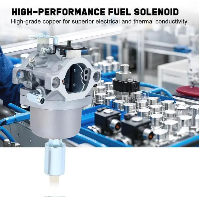 Alt view image 4 of 7 - Kizut 594593 Carburetor for 31H777 31C707 31P777 21B000 21B807 for 591731 796109 590400 796078 Lawn Mower- Replaces Craftsman LT1000 Carburetor