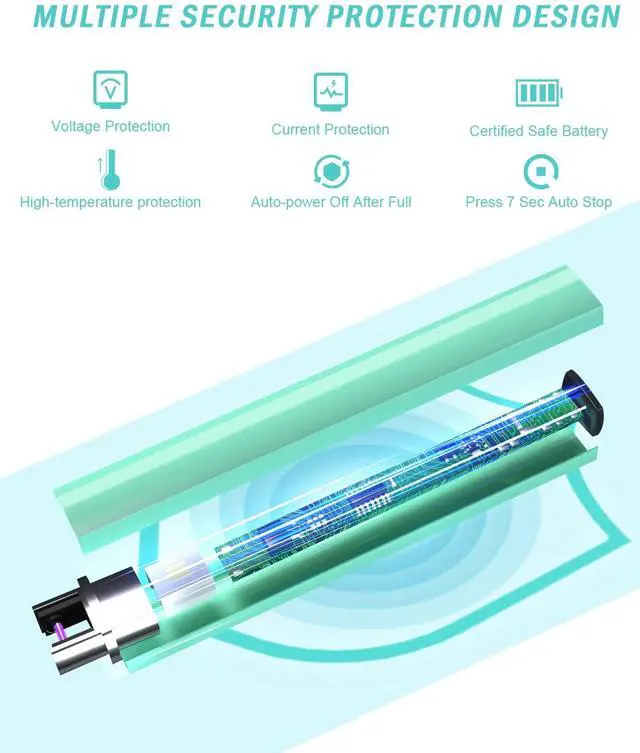 Alt view image 4 of 7 - Rechargeable Lighter Electric Candle Lighters Arc Plasma Flameless Windproof USB Lighter Multi-Safety Protection Teal Blue