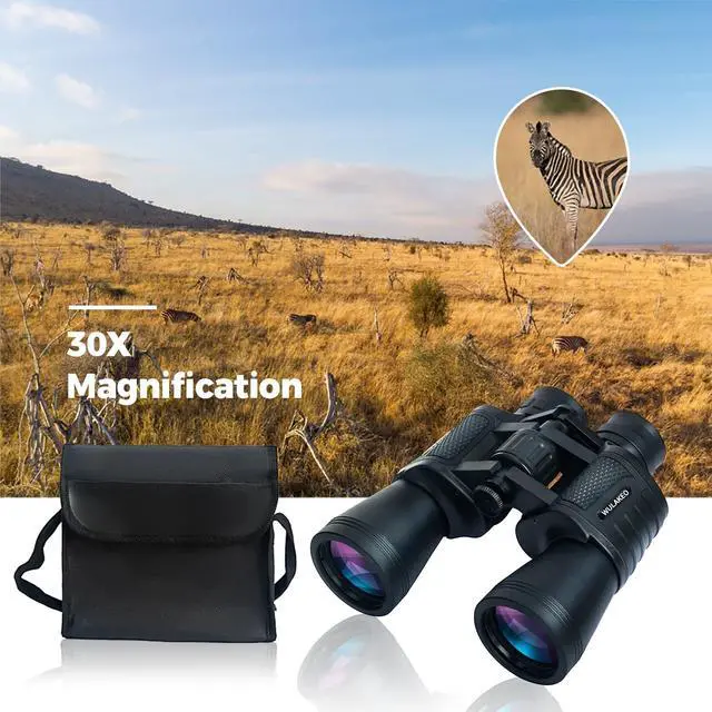 Alt view image 7 of 7 - 30x50 High Powered Binoculars for Adults, Waterproof Compact Binoculars with Low Light Vision for Bird Watching Hunting Football Games Travel Stargazing Cruise, Christmas Birthday Gifts for Men