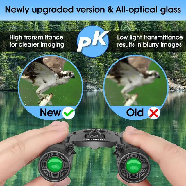 Alt view image 4 of 7 - Mini Compact Binoculars for Adults and Kids - Waterproof High Powered Easy Focus Small Binocular, Ideal for Bird Watching, Hunting, Concert, Theater, Travel, Hiking, Sightseeing & Outdoor Sports