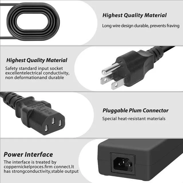 Alt view image 3 of 7 - 19.5V Power Supply Compatible with Sony Models KDL-55W805C, KD-55X720E, KDL-55W800C, XBR-43X800E, XBR-43X800D, XBR-49X800E, XBR-49X800D, XBR-55X850D, and KD-43X720E TV Power Supplies