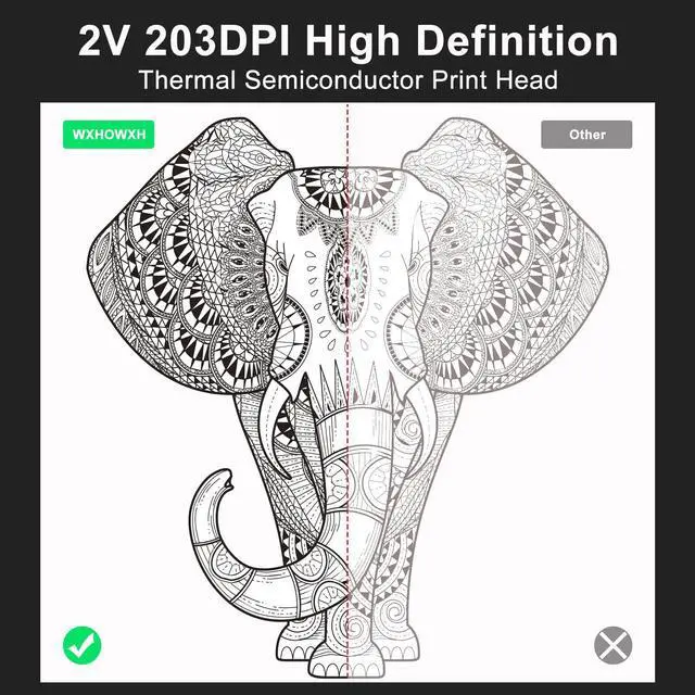 Alt view image 3 of 6 - WXHOWXH Tattoo Stencil Printer Machine for Tattoo Artists&Beginners,2026 New termocopiadora Tattoo with 10pcs of Tattoo Transfer Paper,Portable Wireless Bluetooth Printer Compatible with Phone&PC