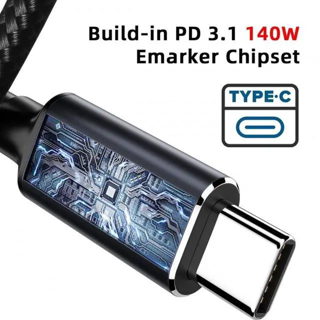 Alt view image 3 of 7 - CY Cable Type C USB-C Input to 20V DC 5.5 * 2.1mm Output Power 100W 135W 140W 65W PD Charge Cable for Laptop