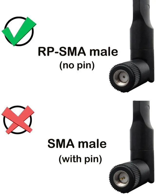 Alt view image 3 of 7 - Rydocyee Dual Band WiFi Antenna Bluetooth Antenna for PC - 2 Pack