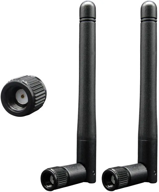 Main image of Rydocyee WiFi Antenna PC Bluetooth Antenna, WiFi 6 Dual Band 2.4Ghz 5Ghz 5.8Ghz 3dBi with RP-SMA Male (with No Pin) for Gaming Motherboard, RV Camera, Mini PCIE M.2 Wireless Card, Router -2 Pack