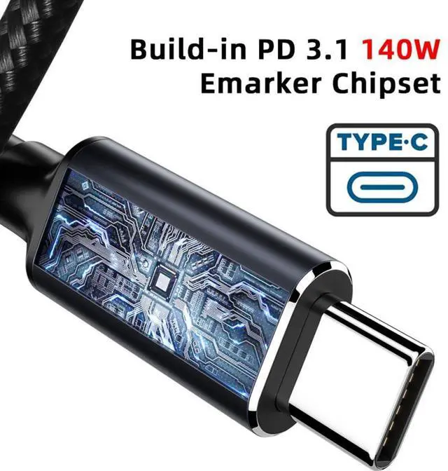 Alt view image 6 of 7 - chenyang USB C to DC 5.5x2.1mm 20V Power 65W 100W 135W 140W PD Charge Cable for Laptop