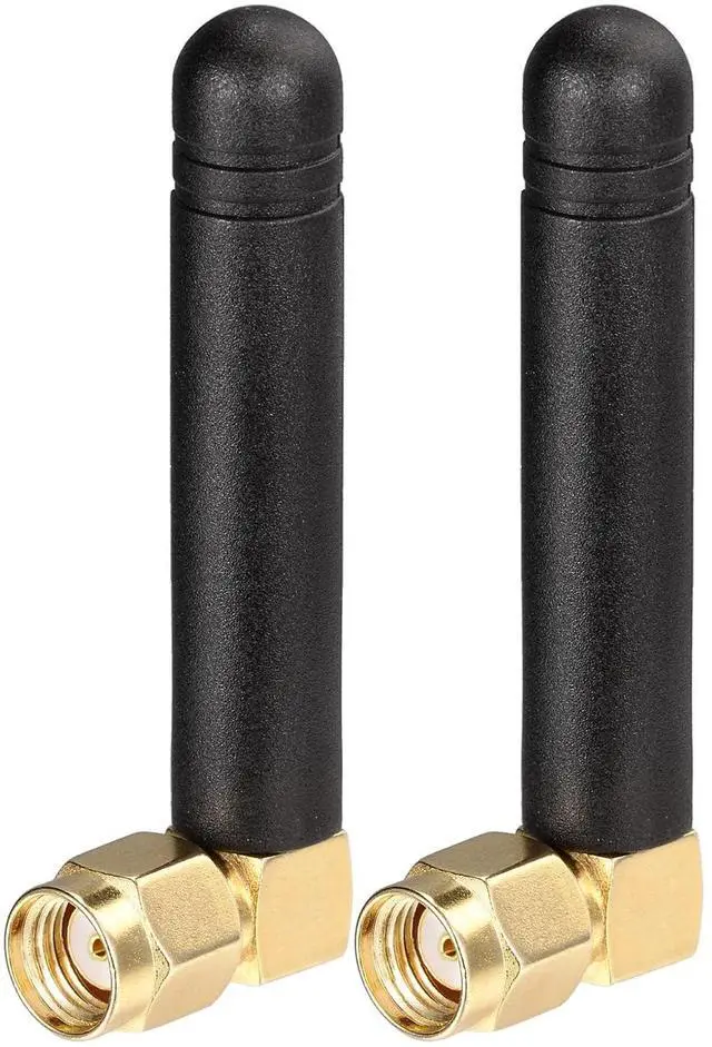 Main image of Bingfu Mini Dual Band WiFi 2.4GHz 5GHz 5.8GHz MIMO RP-SMA Male Right Angle Antenna (2-Pack) for FPV Bluetooth USB Adapter Computer PCIe Card WiFi Router Wireless Back Up Camera