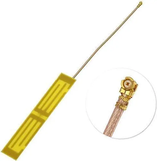 Alt view image 3 of 3 - wlaniot 2.4G Wireless Mini PCI PCI-E WiFi Bluetooth Internal Antenna Built-in Antenna (5dbi,700-2600Mhz,U.FL/IPX Connector,RG178 Cable 4inches) 2pcs