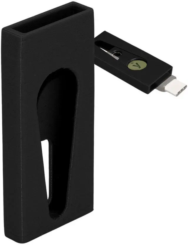 Main image of SplashNColor 2FA Protector Compatible with Yubikey 5C and 5C NFC USB C Security Keys - Slim Sleek Case Holder for Enhanced Protection Black