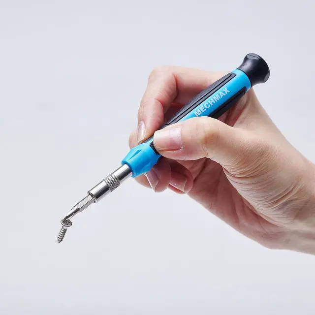 Alt view image 3 of 7 - 51-Piece MECHMAX Magnetic Precision Screwdriver Set - Electronics Repair Tool Kit with Security Star, Pentalobe Bits for iPhone, MacBook, PS5, Switch, Laptop, Glasses & Watch