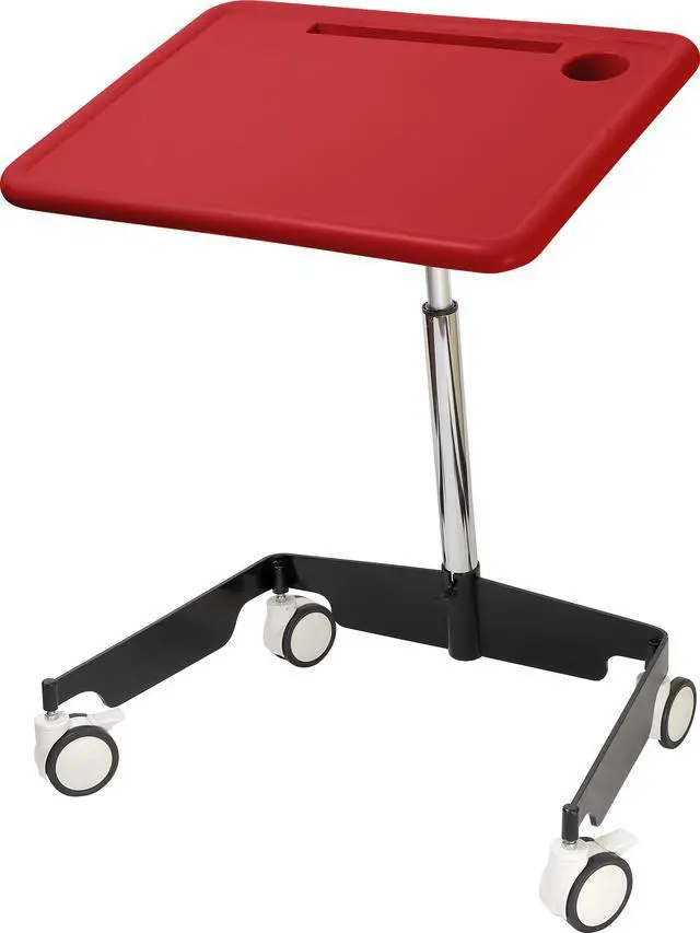 Main image of Kore Design Kids Sit-Stand Mobile Student Desk 31" to 38", Red