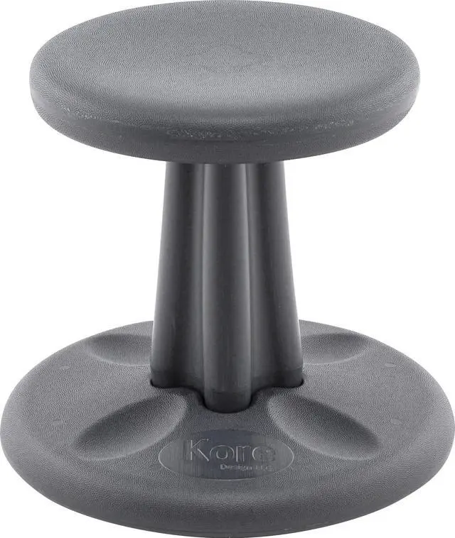 Alt view image 6 of 11 - Kore Wobble Chair - Age 4-5 yrs, Grey (12in) Flexible Seating Stool for Classroom, Preschool, Kindergarten & Elementary School - Made in the USA