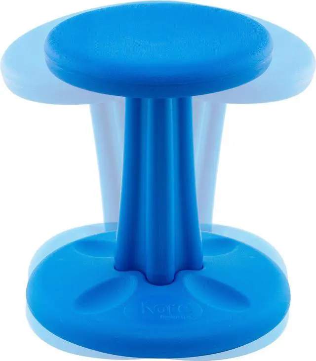 Alt view image 8 of 12 - Kore Kids Wobble Chair Flexible Seating Stool for Classroom 14" Blue