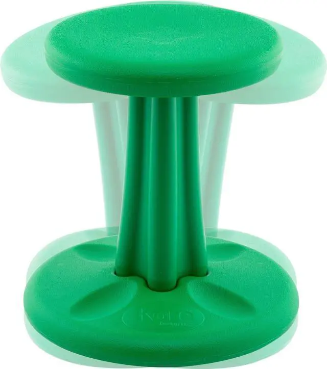 Alt view image 8 of 12 - Kore Wobble Chair - Age 6-7, Grade 1-2, Green (14in) Kids Wobble Chair - Flexible Seating Stool for Classroom & Elementary School, ADD/ADHD - Made in USA