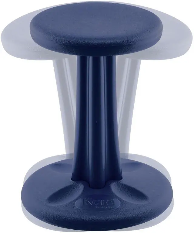 Alt view image 2 of 6 - Kore Design Junior Wobble Chair 16", Dark Blue