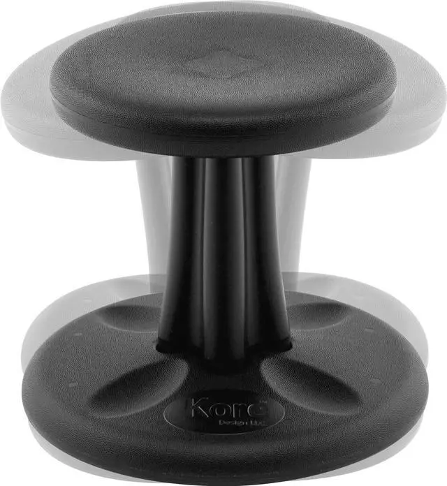 Alt view image 2 of 6 - Kore Design Pre-School Wobble Chair 12", Black