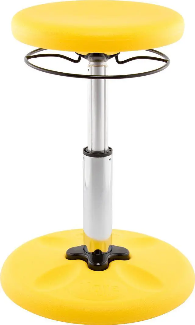 Alt view image 4 of 9 - Kore Design KOR3103 (14" - 19") Kids Adjustable Standard Wobble Chair, Yellow