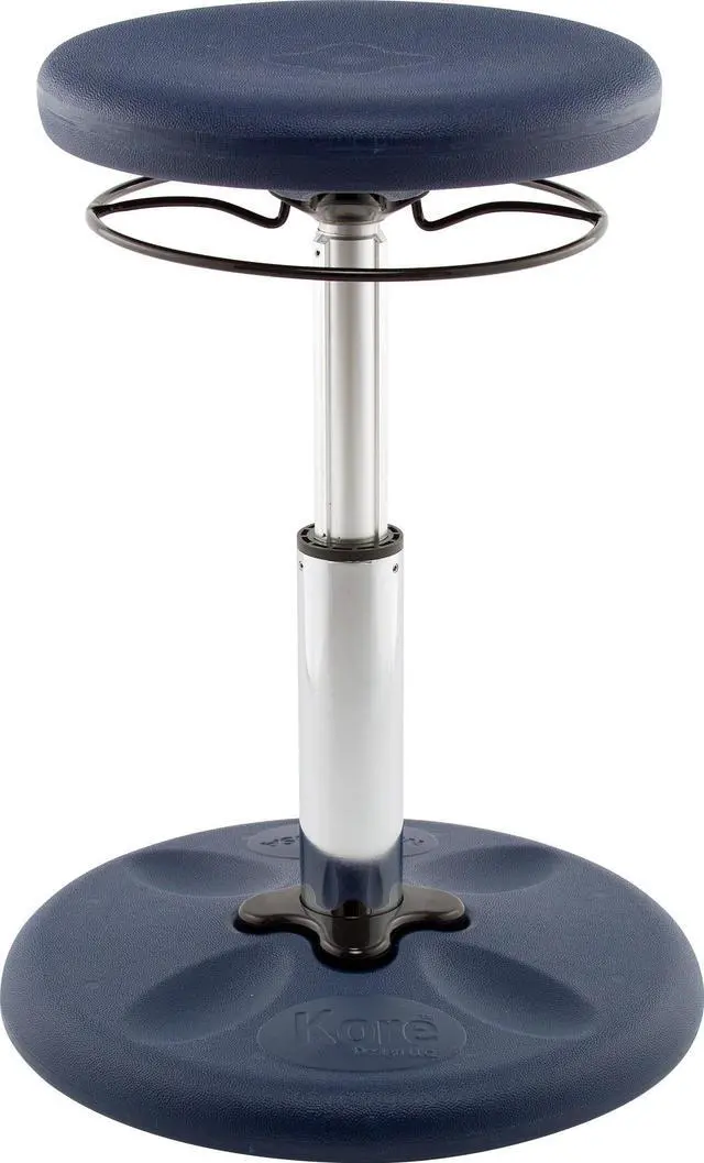 Alt view image 4 of 9 - Kore Design KOR3104 (14" - 19") Kids Adjustable Standard Wobble Chair, Dark Blue