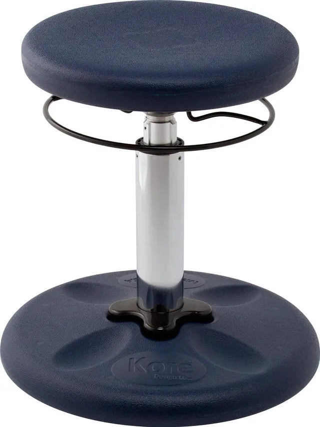 Alt view image 3 of 9 - Kore Design KOR3104 (14" - 19") Kids Adjustable Standard Wobble Chair, Dark Blue